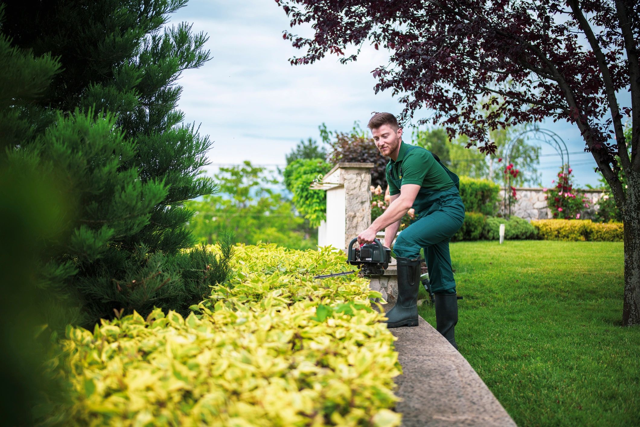 Conversion Lawn Care team working
